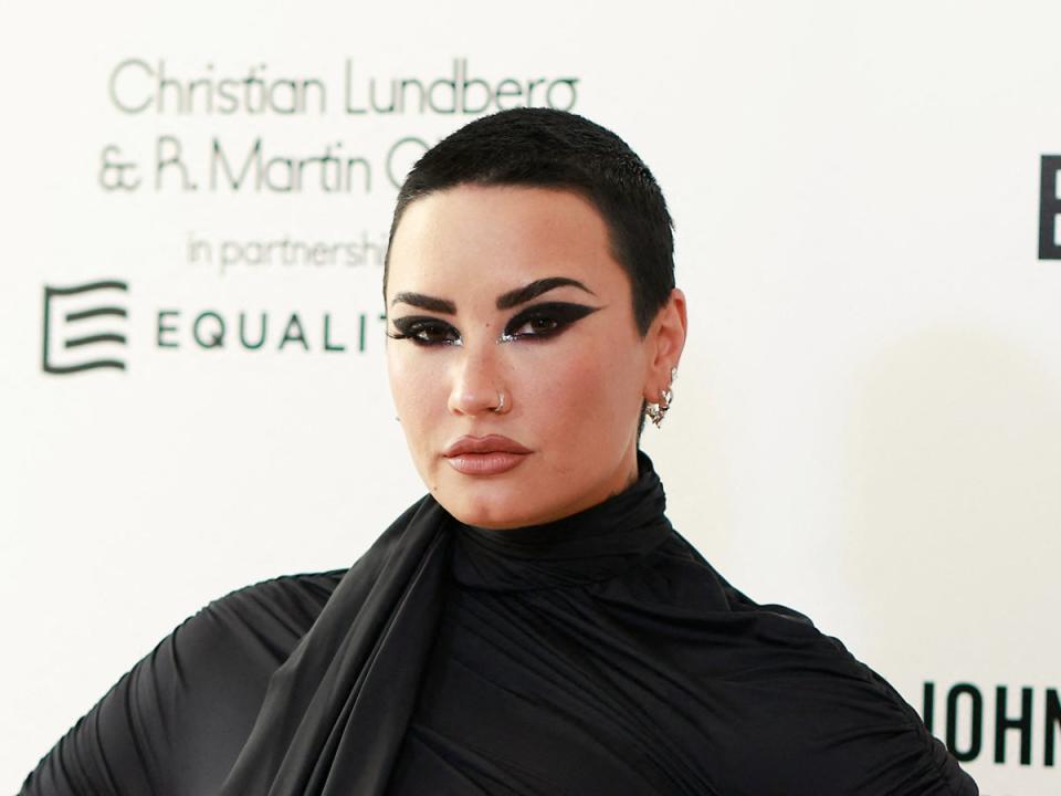 Demi Lovato ha tenido dificultades con la adicción a las drogas (AFP via Getty Images)