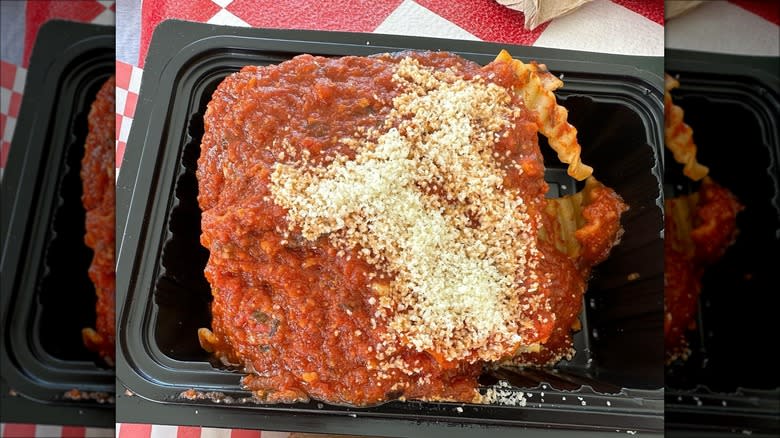 Jumbo Lasagna at Grammy's Goodies in Wheat Ridge, Colorado