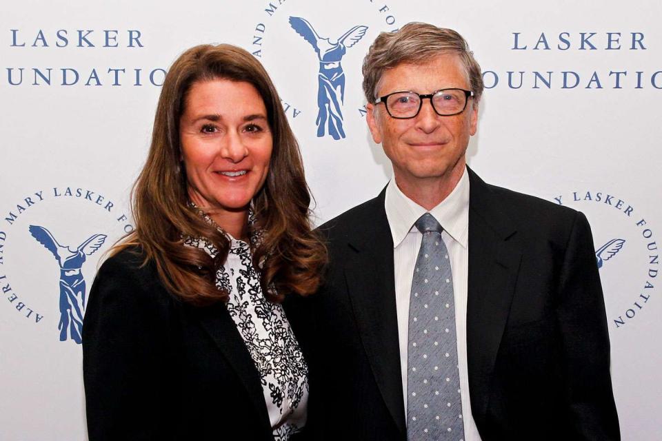 <p>Brian Ach/Getty</p> Melinda Gates and Bill Gates in 2013
