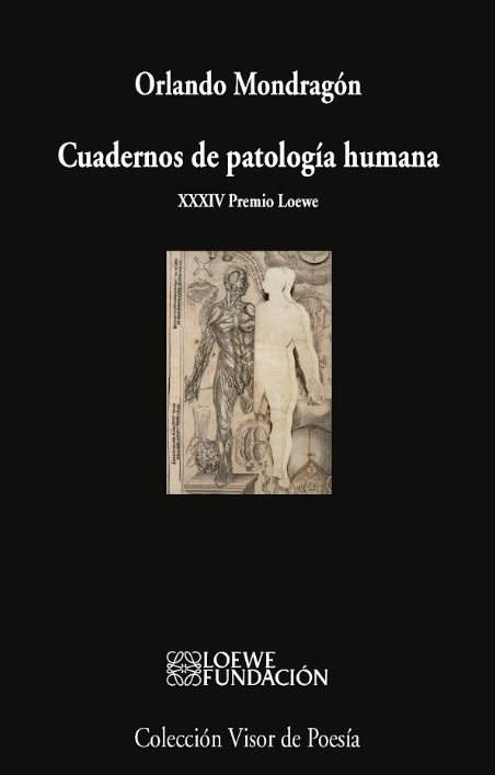 Portada del libro de poemas "Cuadernos de patología humana"