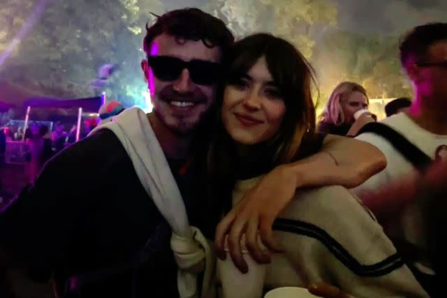 <p>Daisy Edgar Jones/Instagram</p> Daisy Edgar-Jones poses with Paul Mescal at Glastonbury