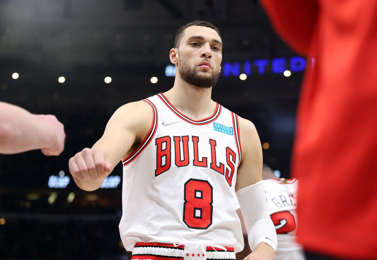 NBA_ ''nba''JerseysBasketball Jersey Chicagos Bulls's Zach Lavine