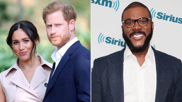 Celebs Dungeon Katy Perry Porn - Tyler Perry Opens Up About Letting Meghan and Prince Harry Stay in His  House During a 'Difficult Time'