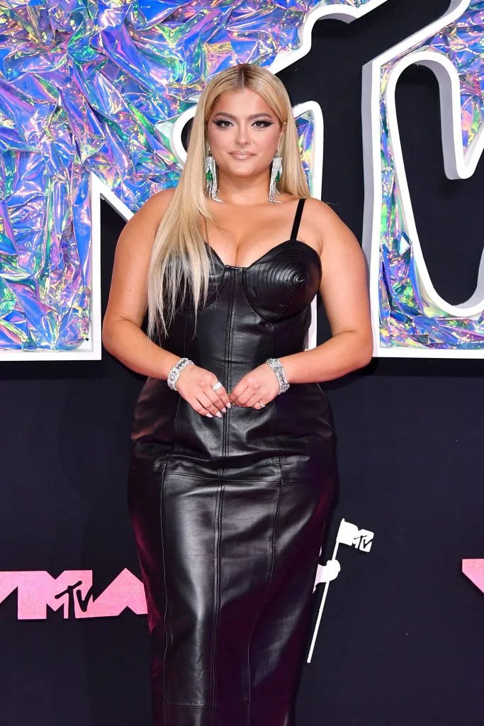 Bebe Rexha arrives at the MTV Video Music Awards 2023. (ANGELA  WEISS/AFP via Getty Images)