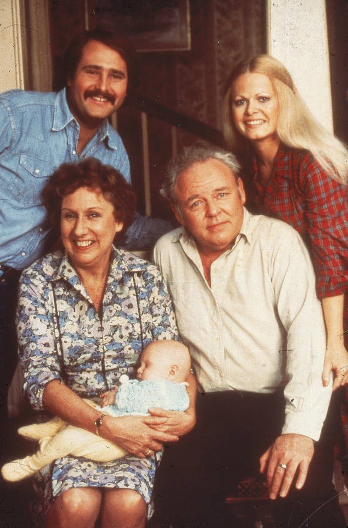 The cast of "All in the Family"