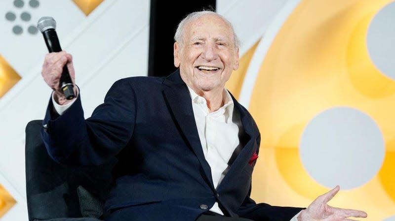 Mel Brooks at a screening of Spaceballs in Hollywood this week. - Photo: Presley Ann (Getty Images)