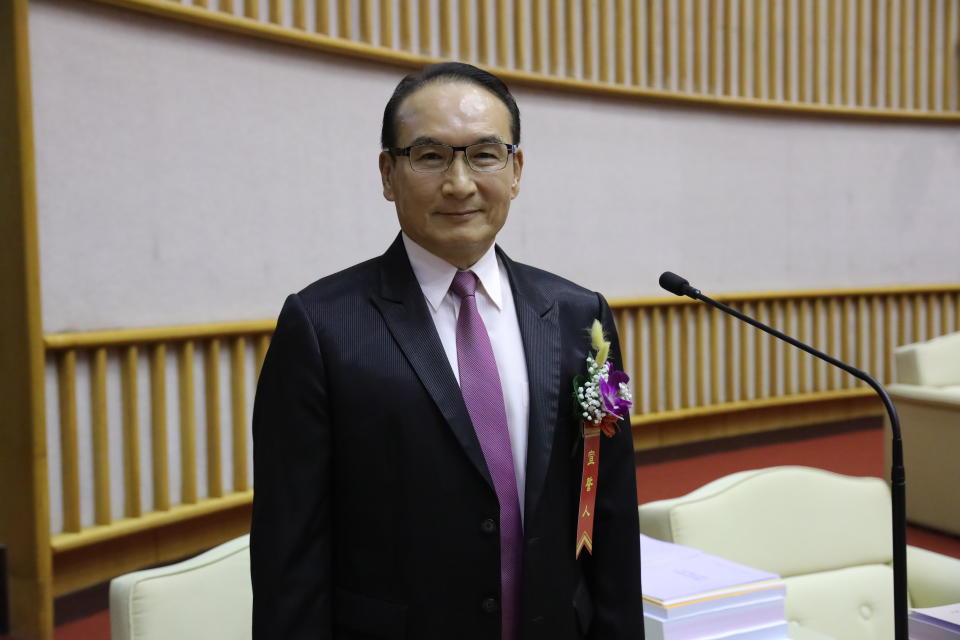 59歲張振亮遞補因當選無效遭解職的吳亮慶的空缺。記者張已亷／攝影