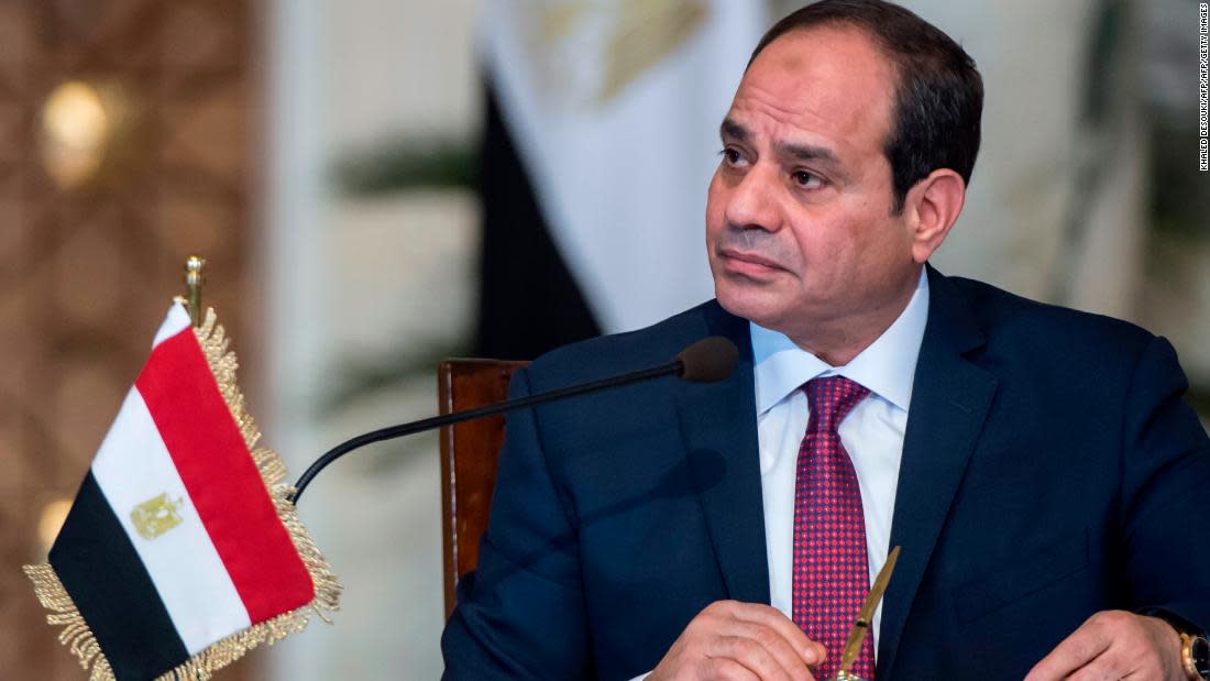 <p>Egyptian President Abdel Fattah al-Sisi attends a press conference at the presidential palace in the capital Cairo on December 11, 2017. KHALED DESOUKI/AFP/Getty Images</p><div class="cnn--image__credit"><em><small>Credit: KHALED DESOUKI/AFP/AFP/Getty Images / AFP/Getty Images</small></em></div>