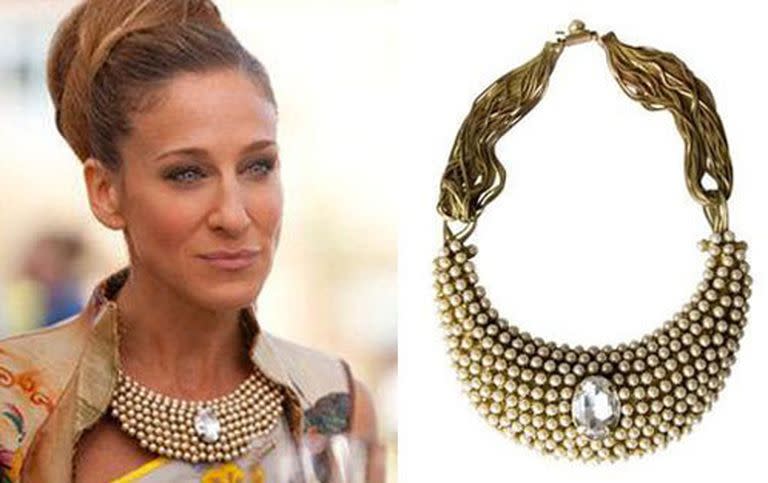 El collar que lució Sarah Jessica Parker en Sex and The City.