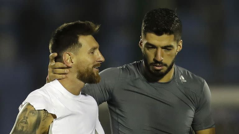 Luis Suárez y Lionel Messi, dos amigos