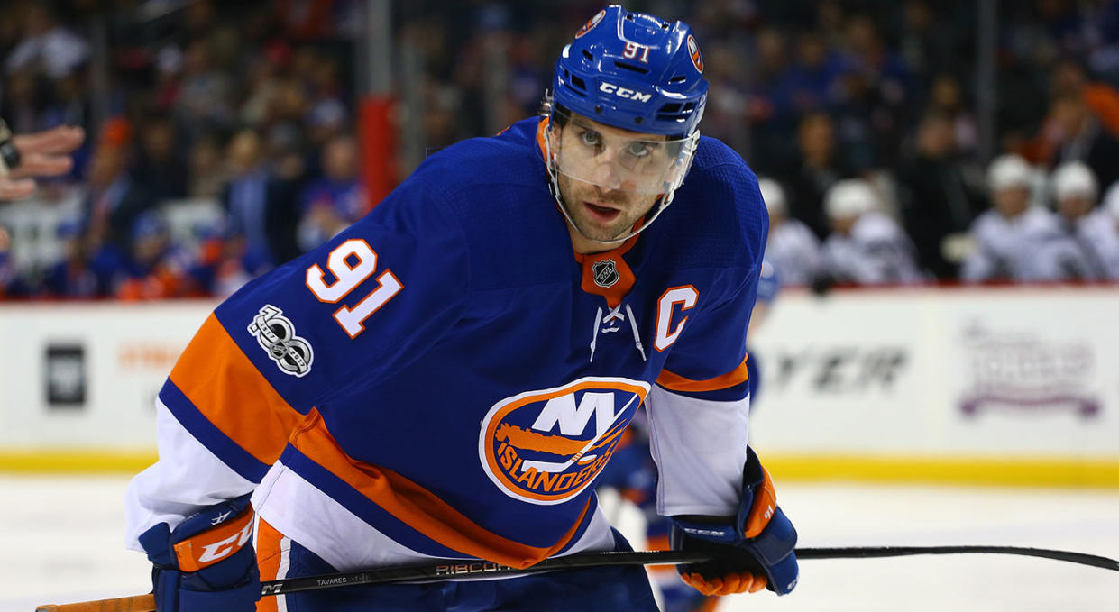 The John Tavares sweepstakes will likely end in predictably boring fashion. (Photo by Mike Stobe/NHLI via Getty Images)