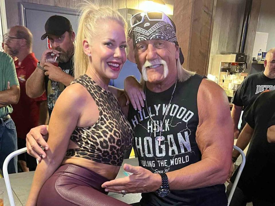 <p>Hulk Hogan Instagram</p> Hulk Hogan and Sky Daily