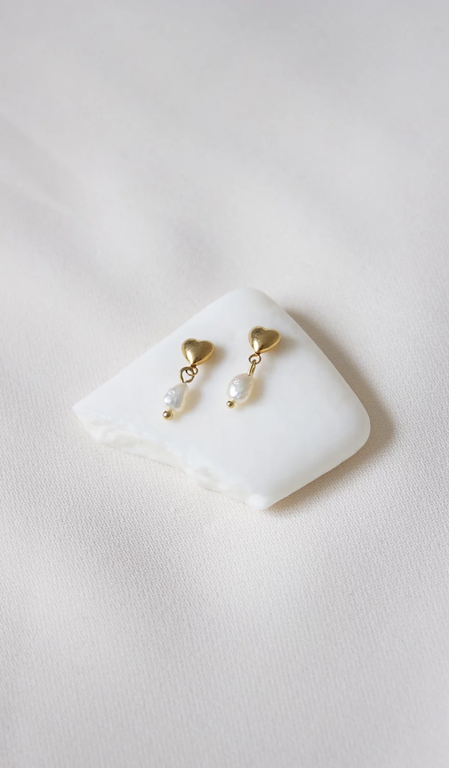 13) Baby Heart Studs