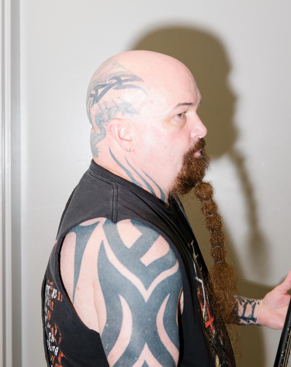 Houston, TX 6/17/18: Kerry King backstage.