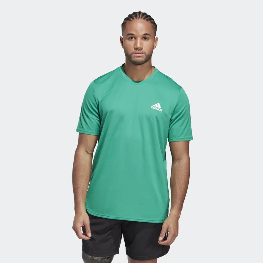 Aeroready Designed For Movement Tee. Image via Adidas.