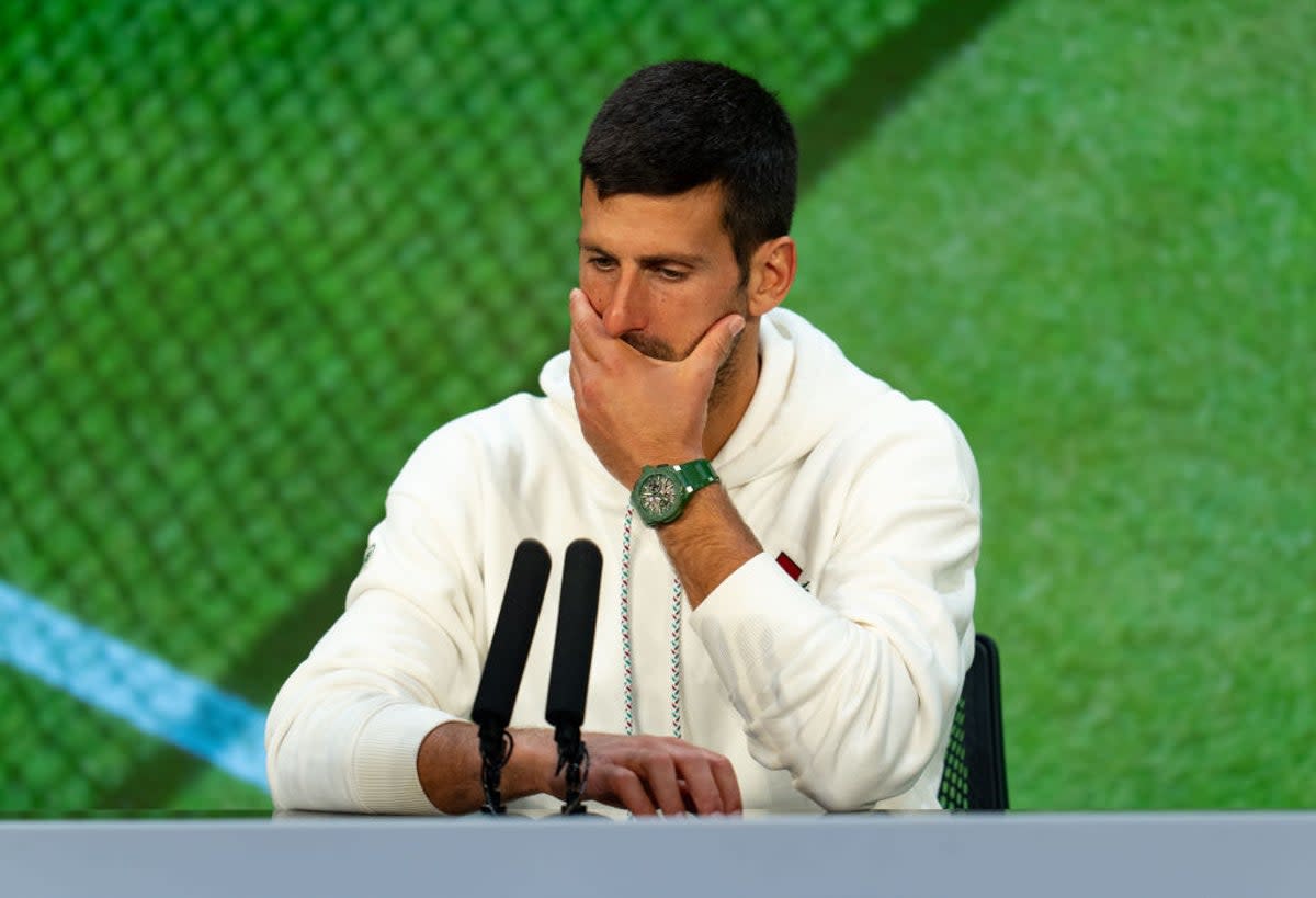 Djokovic: ‘Alcaraz is going to be on the tour for quite some time. I don’t know how long I’ll be around’ (AELTC/Joe Toth/Getty)