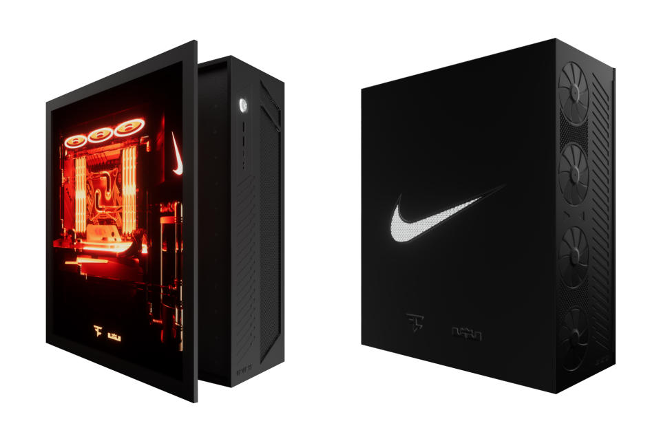 FaZe Clan x Nike LeBron NXXT Gen seeding box, designed by JVY. - Credit: Courtesy Image.