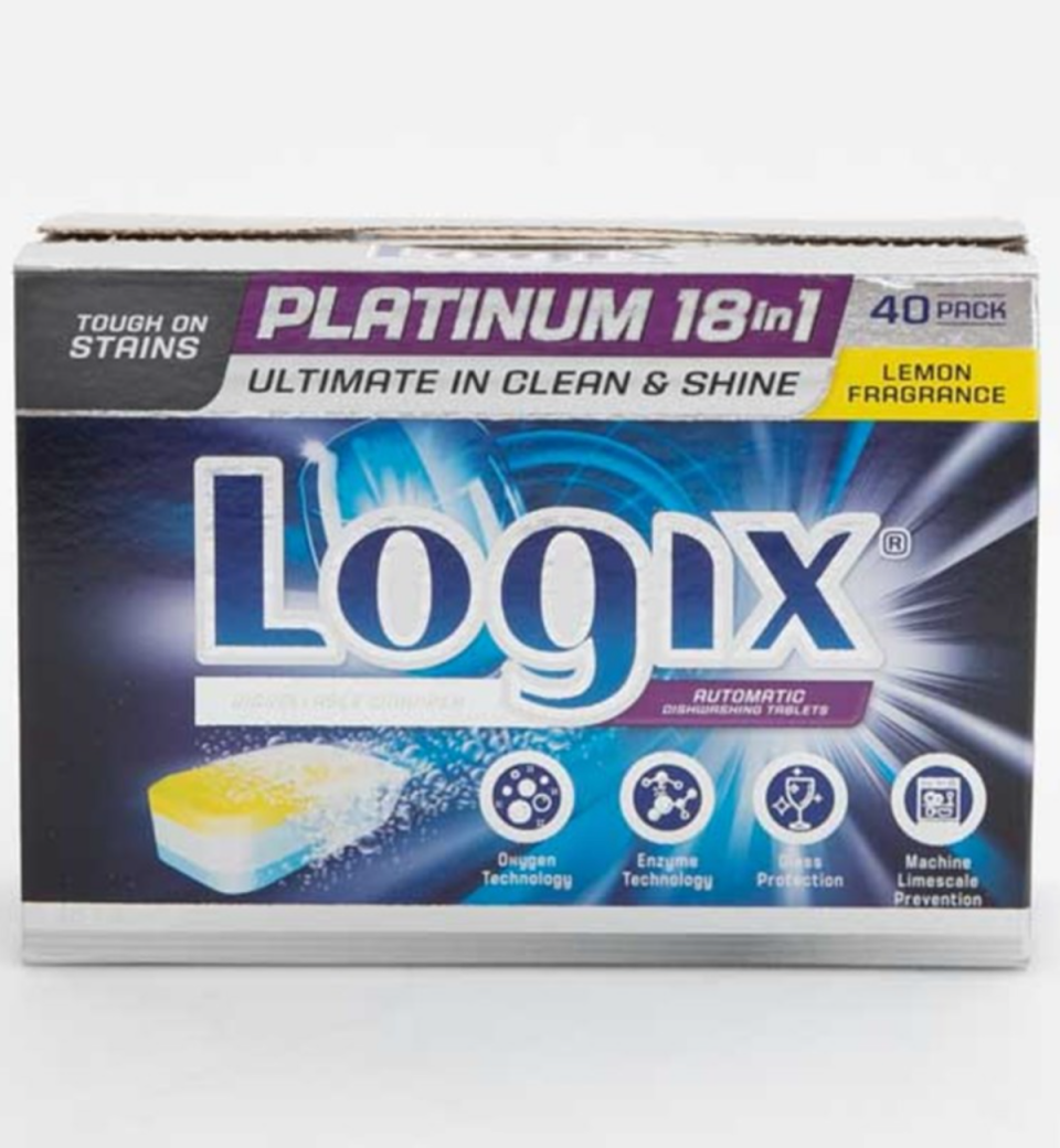 The budget-friendly Aldi Logix Platinum 18 In 1 Dishwashing Tablets Lemon is the winner! At only 19c per wash, you're guaranteed spotless dishes every time. 