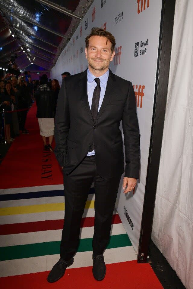 The leading man turned heads on the film's red carpet!