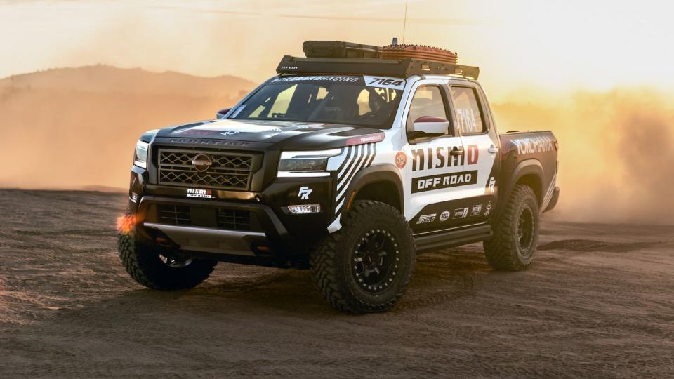 sema nissan frontier off road race truck concept