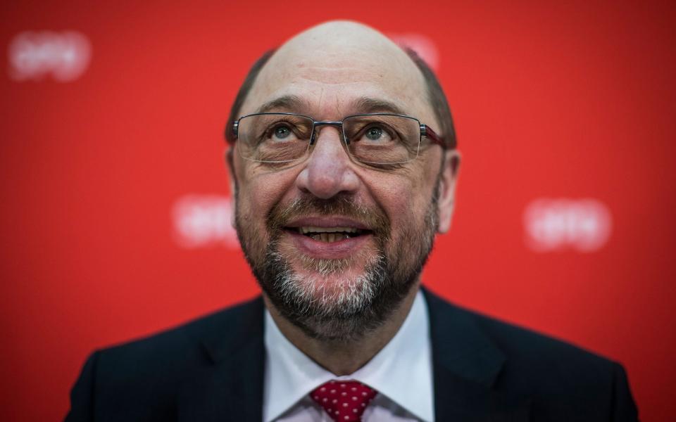 Martin Schulz - Credit: Oliver Weiken/EPA