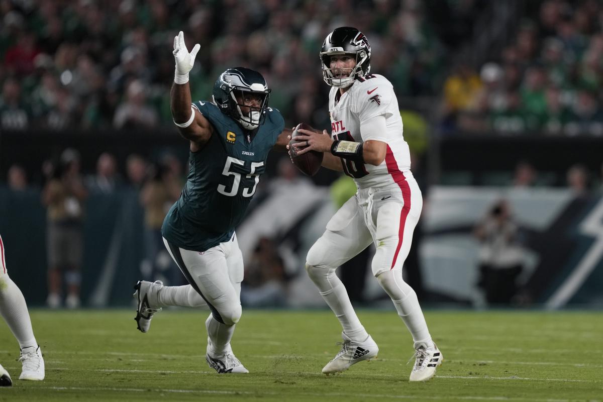 Kirk Cousins ​​​​gets another chance after Saquon Barkley's injury, beats Falcons as Eagles winner