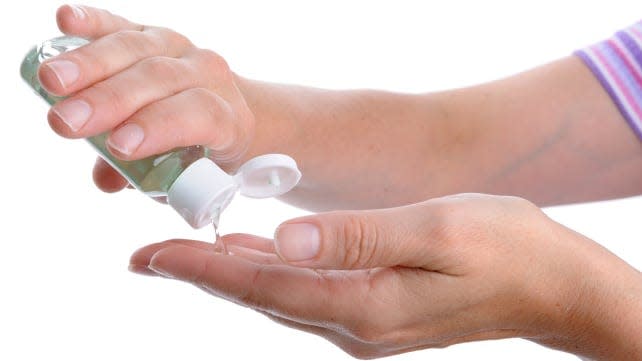 The CDC recommends using hand sanitizer that has at least 60% alcohol content.