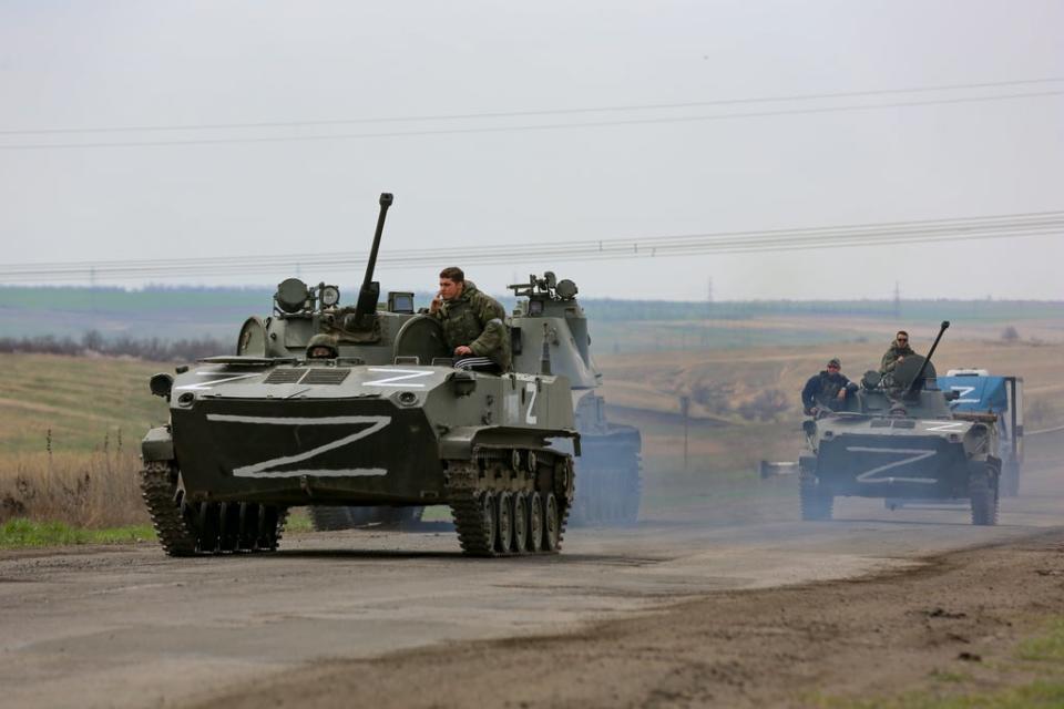 Russian forces have started attacking a steel plant in Mariupol housing the last Ukrainian defenders and civilians, according to Kyiv officials (Alexei Alexandrov/PA) (AP)