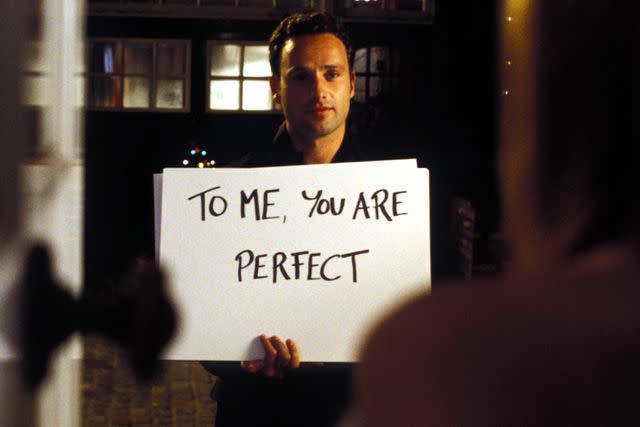 <p>Universal/ Everett </p> Andrew Lincoln in 'Love, Actually'