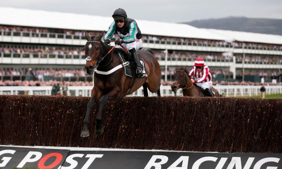 Nico de Boinville rides Altior to victory in the Novices’ Chase at this year’s Cheltenham Festival. The two-year-old was the favourite for next month’s Tingle Creek Chase at Sandown.