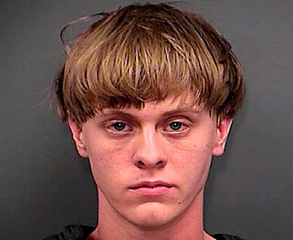 Dylann Roof murdered nine worshippers at a church in South Carolina  (AP)