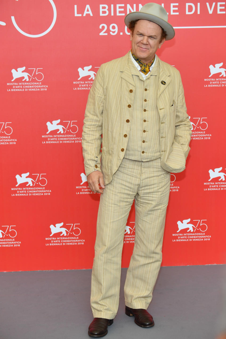 John C. Reilly at ‘The Sisters Brothers’ photocall during the 75th Venice Film Festival