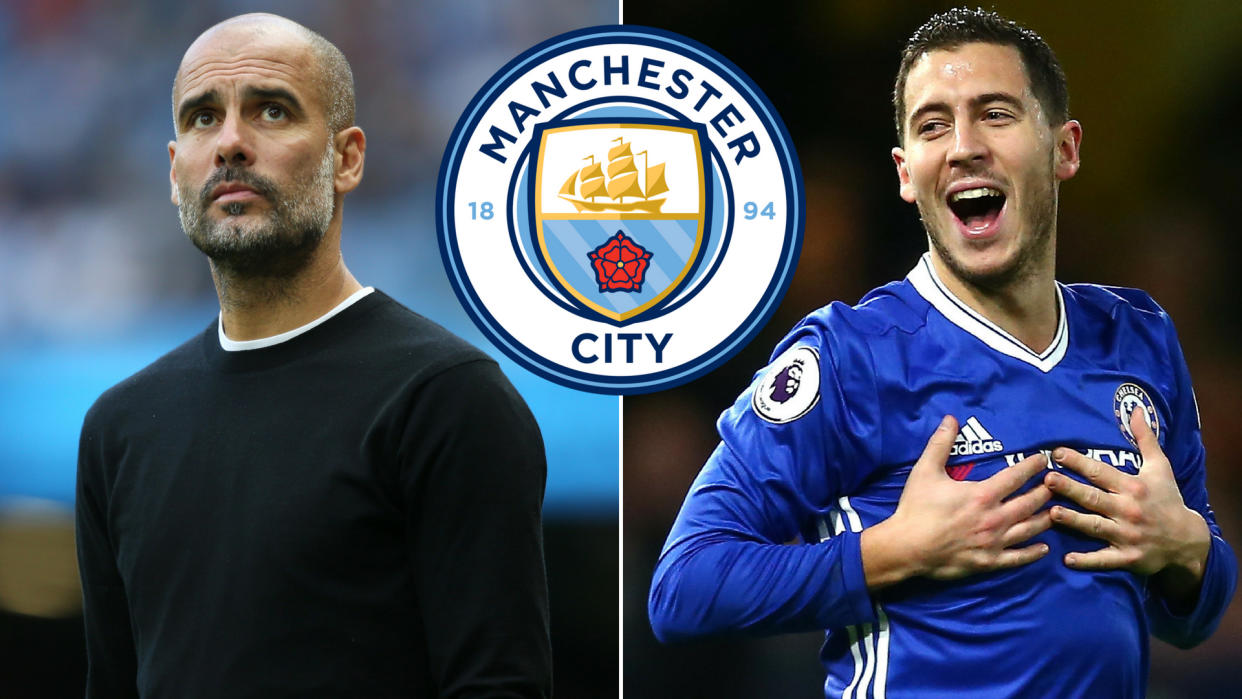 Manchester City are reportedly weighing up a move for Chelsea star Eden Hazard