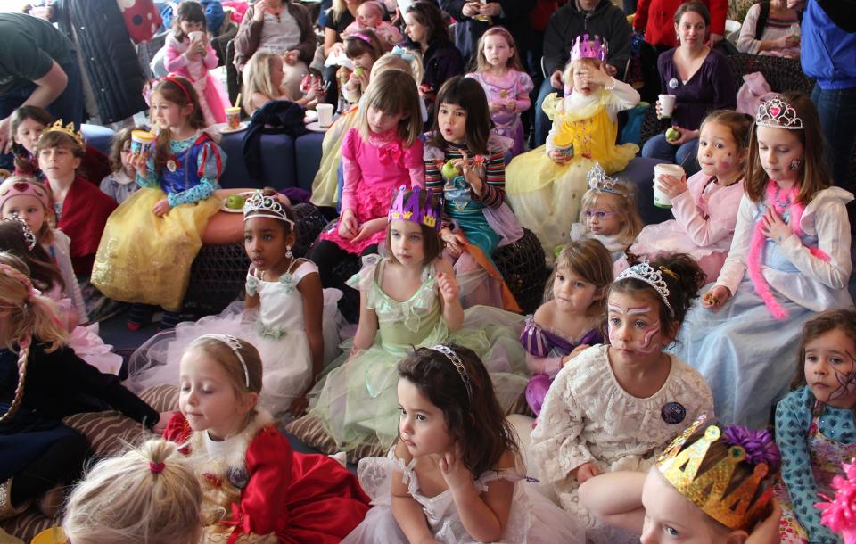 Princesses pack the house at the Newport Winter Festival.