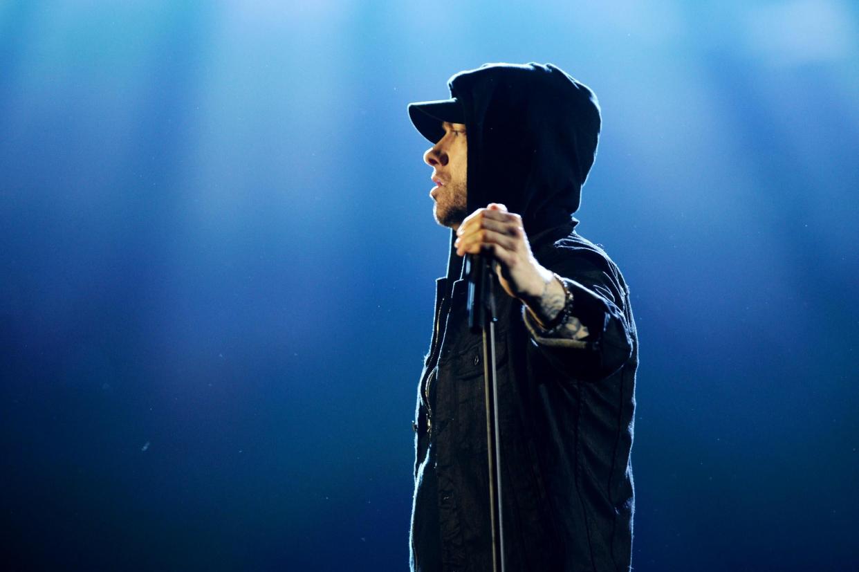 Eminem raps with 50 Cent on Ed Sheeran's new track Remember the Name: Getty