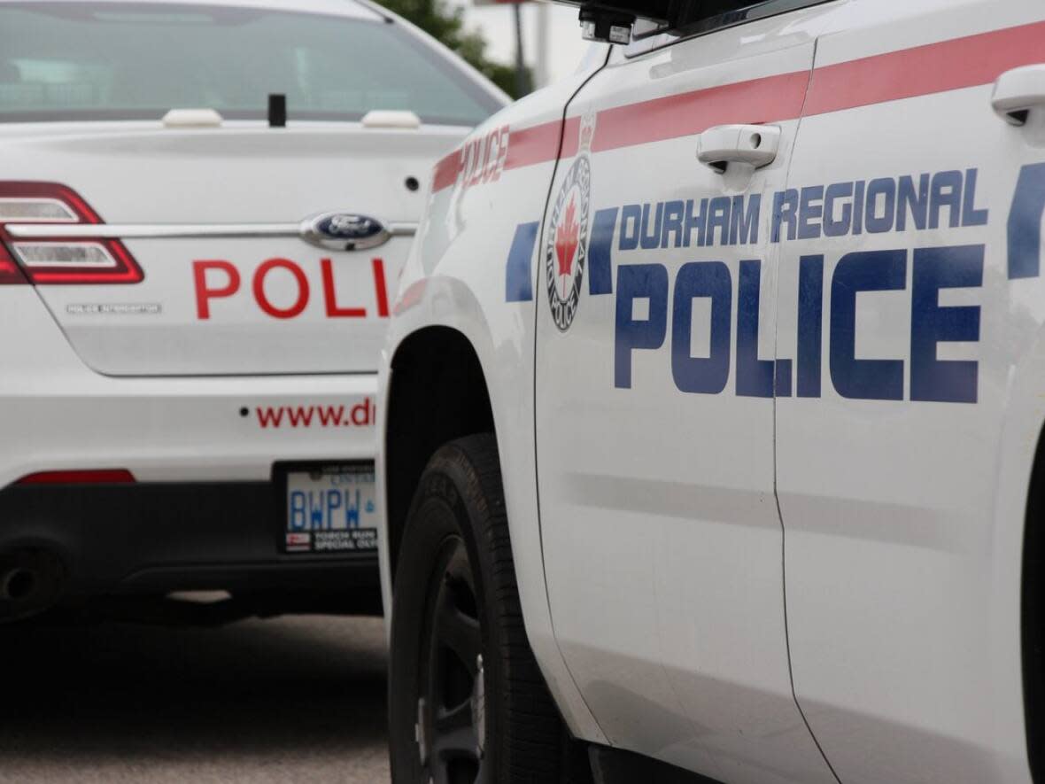 Durham police responded to a collision in Oshawa on Thursday evening that killed a 16-year-old boy.  (Durham Regional Police/Twitter - image credit)