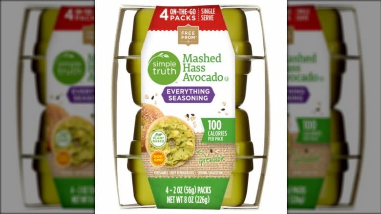 Simple Truth Everything Seasoning Mashed Avocado package