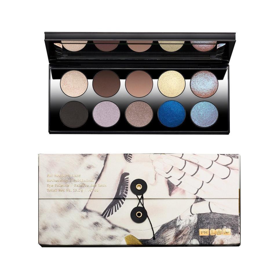 <p><a href="https://go.redirectingat.com?id=74968X1596630&url=https%3A%2F%2Fwww.sephora.com%2Fproduct%2Fmothership-eyeshadow-palette-subliminal-P423647&sref=https%3A%2F%2F" rel="nofollow noopener" target="_blank" data-ylk="slk:Shop Now;elm:context_link;itc:0;sec:content-canvas" class="link ">Shop Now</a></p><p>Mothership I Eyeshadow Palette - Subliminal</p><p>sephora.com</p><p>$128.00</p>