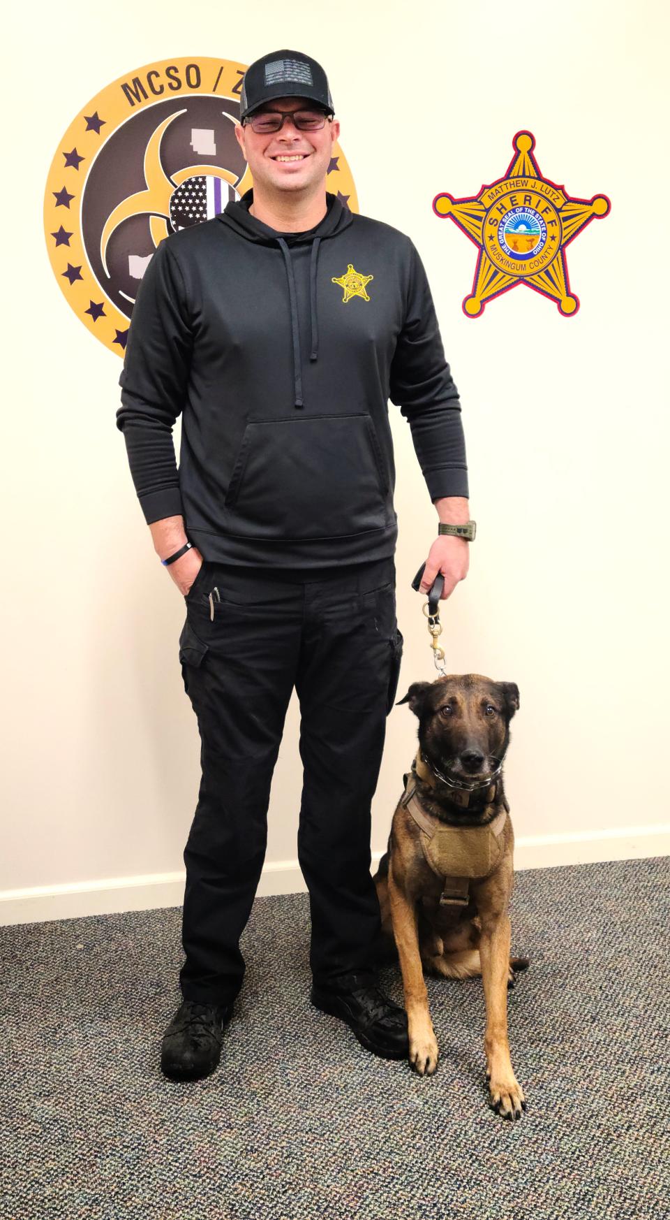 Deputy Shawn Williams and his K-9, Crit, are among the members of the Muskingum County Sheriff's Office K-9 Division, which features five deputies and K-9s.