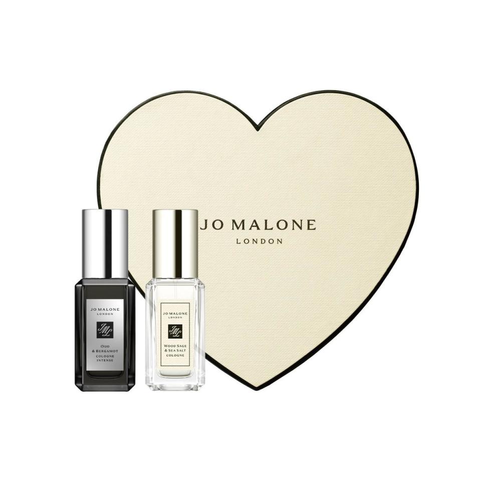 網購限定的情人節限定糅香禮盒組（木質紳士香調）。NT$1,950（Jo Malone London提供）