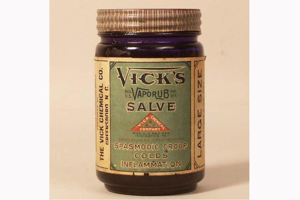 En 1911 el ungüento fue renombrado como Vicks VapoRub. Foto: GREENSBORO HISTORY MUSEUM