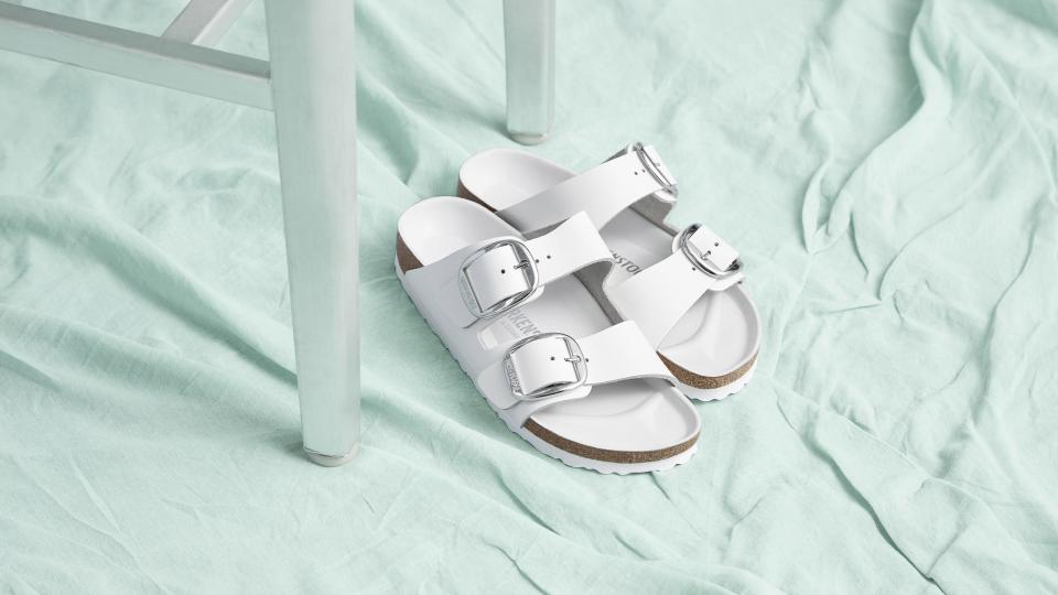 Take up to 25% off select Birkenstock shoes at this HSN sale.