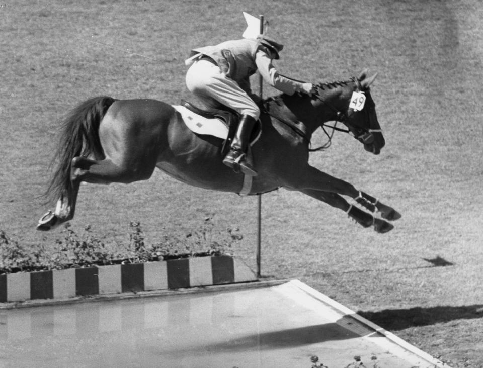 <p>Once featured in the equestrian program, the horse long jump no longer exists. </p>