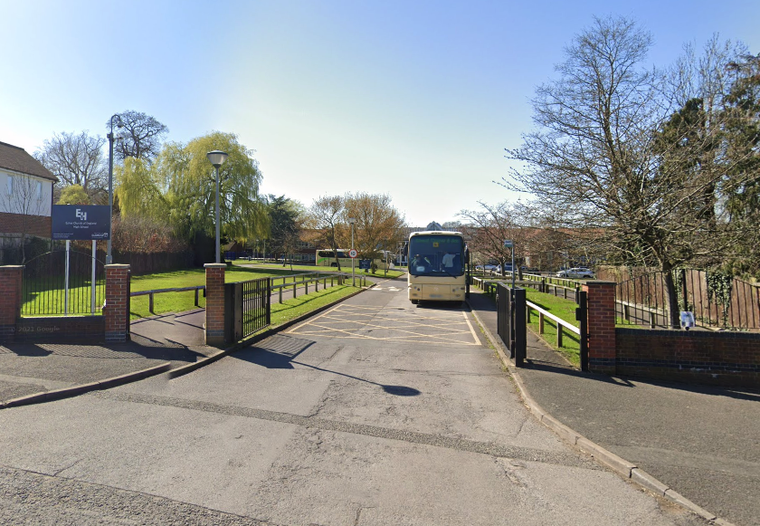 Police were called to Esher C of E High school on Monday morning (Google) 