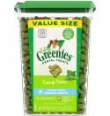 <p>Our testers felt these low-calorie, breath-freshening treats left some felines' teeth "looking whiter."</p> <p><strong>Buy it!</strong> Greenies Feline Dental Treat, Starts at $2.34; <a href="https://www.greenies.com/products/cat/dental-treats" rel="nofollow noopener" target="_blank" data-ylk="slk:Greenies.com;elm:context_link;itc:0;sec:content-canvas" class="link ">Greenies.com</a></p>