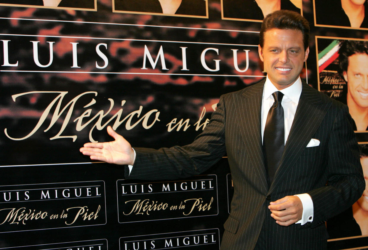 El cantante mexicano Luis Miguel (Getty Images)