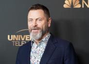 <p>Where haven't you seen Offerman? He's been on television <em>(Parks and Recreation, Fargo</em>), he's done movies (<em>22 Jump Stree</em>,<em> The Founder</em>), and his voice is everywhere (<em>Bob's Burgers, The Lego Movie 2, Sing, </em>and his new podcast, <em>In Bed with Nick and Megan</em>). But you probably haven't seen him like this before. In <em>Devs</em> he'll play a mysterious CEO who makes Elizabeth Holmes seem chill. </p>