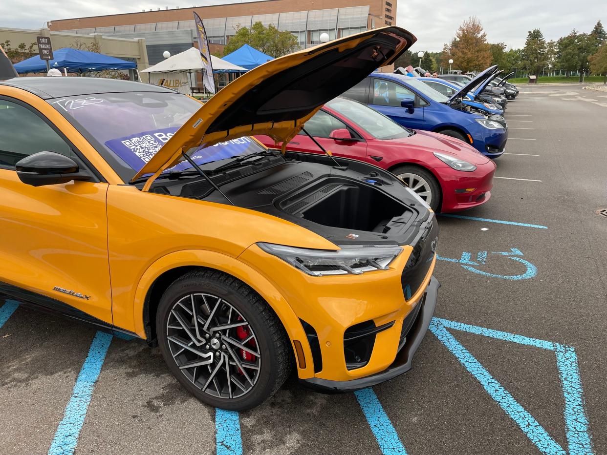 Electric and hybrid vehicles were on display at the Monroe County Community College last year. On Oct. 15, the college is hosting its second annual Electric Vehicle Show to bring attention to the school's efforts to include EV service programs as part of its automotive maintenance classes.