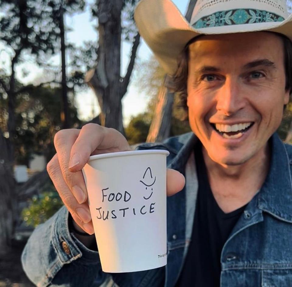 Kimbal Musk, 49, is the year-younger brother of Elon who also began a career in tech and business - but now dedicates himself to sustainable food and farming (Instagram/Kimbal Musk)