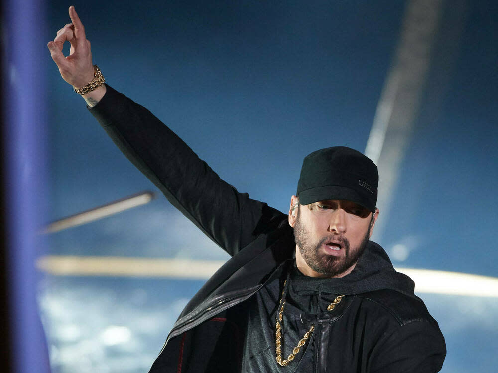 Eminem performte seinen Hit "Lose Yourself" bei den Oscars (Bild: imago images/ZUMA Press)